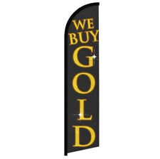 We Buy Gold Windless Advertising Swooper Flag Sale Pawn Shop