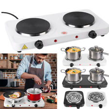 2000w Hot Plate Electric Cooker Dual Portable Table Top Hob Kitchen Stove Burner