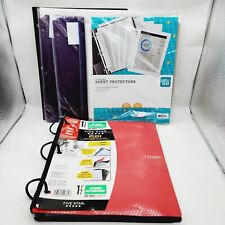 Mead Five Star Flex Hybrid Notebinder 1 Binder Notebook 5 Dividers Paper Lot