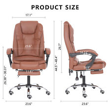 High Back Office Chair Computer Pu Leather Ergonomic Executive Task Desk Chairs