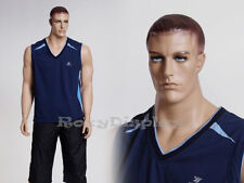 Male Mannequin Realistic Molded Hair Male Mannequin Display Mz-matt