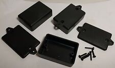 Usa Small Black Plastic Project Box Enclosure Case 2.25 X 1.5 X .785 Mount Tabs