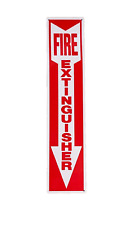 Fire Extinguisher Sign Rigid Plastic Arrow