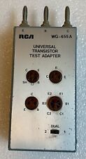 Wg-455a - Viz Test Equipment - Original Rca Universal Transistor Test Adapter -