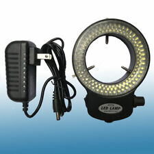 Adjustable 144 Led Bulbs Microscope Ring Light Illuminator Lamp Us Plug Durable