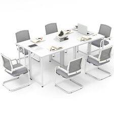 Heavy Duty Metal Frame Set Of 4 Conference Laptop Tables For Combined Use