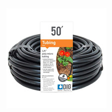 Poly Micro Drip Tubing 14 In Garden Water Sprinkle System 50-500 Ft Irrigation