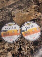 3m Scotch Super 33 Plus Vinyl Electrical Tape Black Set Of 2