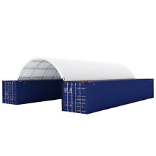20x2020x40 Shipping Container Shelter Canopy Cover Roof Fabric Building
