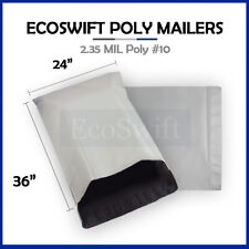 1 24x35 Large Ecoswift White Poly Mailers Shipping Envelopes Self Sealing Bags
