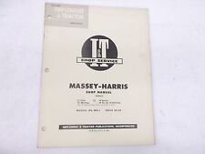 Massey Harris Model 21 Colt 23 Mustang 33 44 Special 55 Service Manual