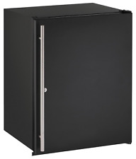 U-line 24 Under Counter Compact Refrigerator 5.3 Cu. Ft. Ada24rb-13b Black New