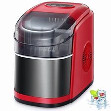 26lbs24h Portable Ice Maker Machine 9 Cubes Ready In 6-8 Minutes Self-cleaning