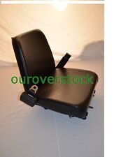 New Universal Vinyl Forklift Seat With Belt Fits Clark Hyster Yale Toyota