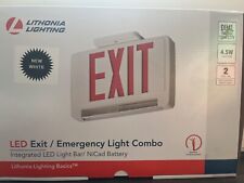 Emergency Exit Light. Lithonia Lighting Ecbr Led M6.