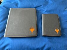 Lot Of 2 Ultra Pro Mtg Logo Card Binders. Lightly Used Great Condition Mtg
