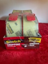 Scotch 3m Storage Packing Tape 4 Rolls Moving Industrial Strength Commercial New