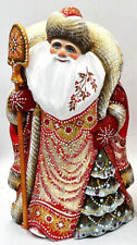 Alkota Russian Genuine Wooden Collectible Santa General Yegorov 13h