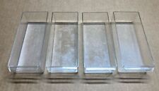 Akro-mils 20-330 Replacement Drawer Bin Clear Small Parts Organizer - Set Of 4
