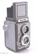  Sem Semflex Standard Partsrepair Tlr Camera Som Berthiot 75mm 3.5 Flor Lens