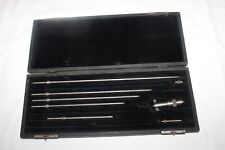L.s. Starrett Micrometer Depth Gage Gauge W Rods