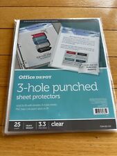 Office Depot Top Load Sheet Protectorsheavyweight 24 Left Out Of 25