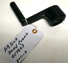 Used Ab Dick 9800 017803 Hand Crank Black