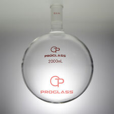 Proglass Single Neck Round Bottom Flask 2000ml With 2440hand Blowering