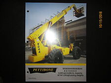 Pettibone Extendo 6036604480368044 Fork Lift Loader Tractor Sales Brochure