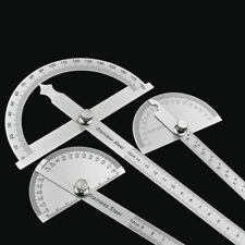 Stainless Steel Protractor Angle Gage Gauge Machinist Tools