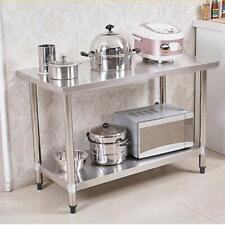 Stainless Steel Kitchen Work Table 60 X 24 Inch Nsf Heavy Duty Food Prep Table
