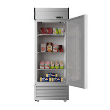 Commercial Single Door Merchandiser Reach In Stainless Steel Refrigerator Cooler