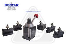 Bostar Bxa 250-222 Wedge Type Tool Post Tool Holder Set For Lathe 10-15 6pc