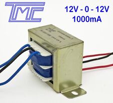 Transformer Center Tap 110220vac To 24v Ac 12v-0-12v Ac 1000ma 1a Tmc Usa