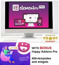 Elementor Pro With Pro Template Import Bonus Happy Add Ons Pro Updates Inc.