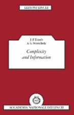 Complexity And Information Lezioni Lincee By Traub J. F.