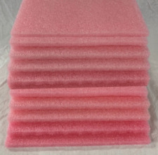 10-pk Pink Foam Anti Static Electrical Shipping Packing Sheets 13 X 12 X 0.5