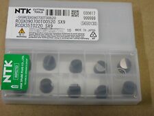 Ntk Rcgx35t0220 Sx9 New Rcgx090700t00520 Ceramic Inserts New Pack Of 10 Sealed