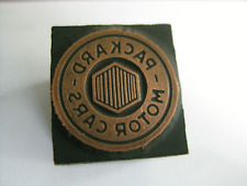 Vintage Printing Letterpress Printers Wood Block Packard Car Company Type Stamp