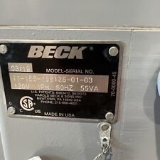 Beck 11-155 Rotary Electric Actuator 120v 1ph 50va