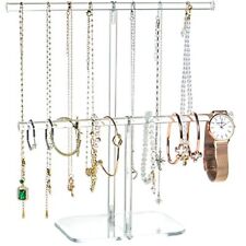 Lengnoyp Stand Necklace Acrylic Jewelry Display Holder Necklace And Bracelet