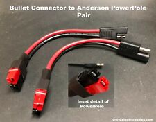 Bulletsae Connectors To Connector Fits Anderson Powerpole 12 Gauge Pair