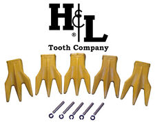1u3202 Tr3 Triple Tiger Trident Bucket Teeth For Cat J200 5 Pack Hl Tooth Co.