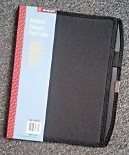Smead Inndura Deluxe Pad Folio Letter Size Black Padded Nylon 3 Pockets With Pad