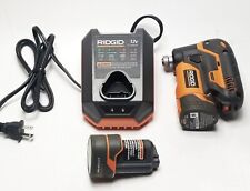 Ridgid R8224 12v Palm Driver Cordless Kit 2 Batteries Charger