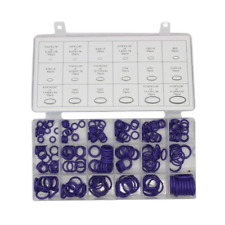 270pc Rubber Seal O-ring Washer Assortment Kit Hydraulics Air Gas Oil Purple