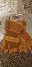 Carhartt A518 Brown L Mens Work Gloves With Safety Cuff Large
