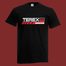 Terex Demag Crane Mens Black T-shirt Size S-5xl