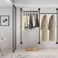 81 Long Heavy Duty Industrial Pipe Clothes Rack Wall Garment Pipe Clothing Rack
