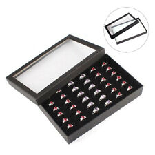Jewelry Ring Display Organizer Case Tray Holder Earring Storage Box 36 Slots New